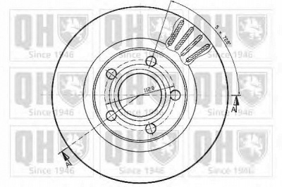 QUINTON HAZELL bdc4752 -  Тормозной диск
